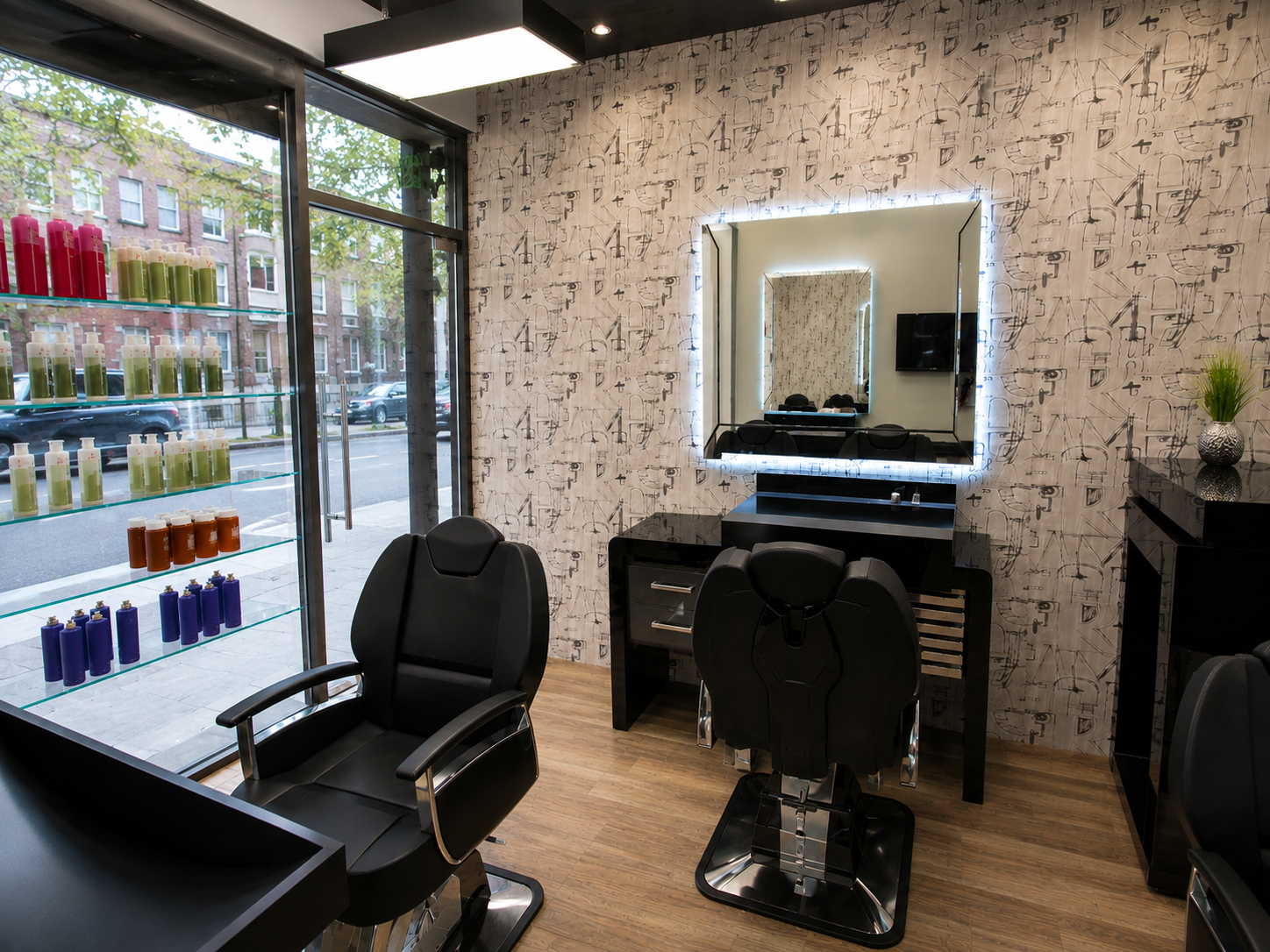 Barbershop, Brooklyn, New York image
