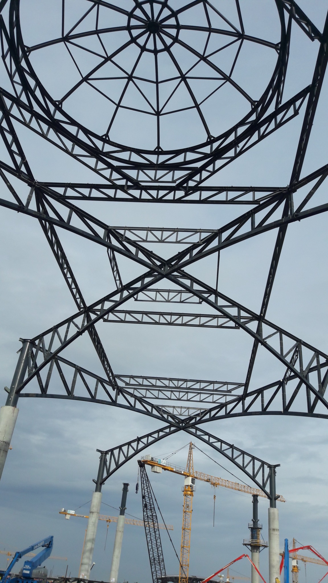 Roof steel structure